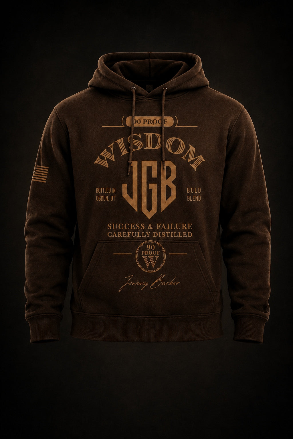 Aged Oak Hoodie. Bourbon Room Capsule 001. $85 preorder.