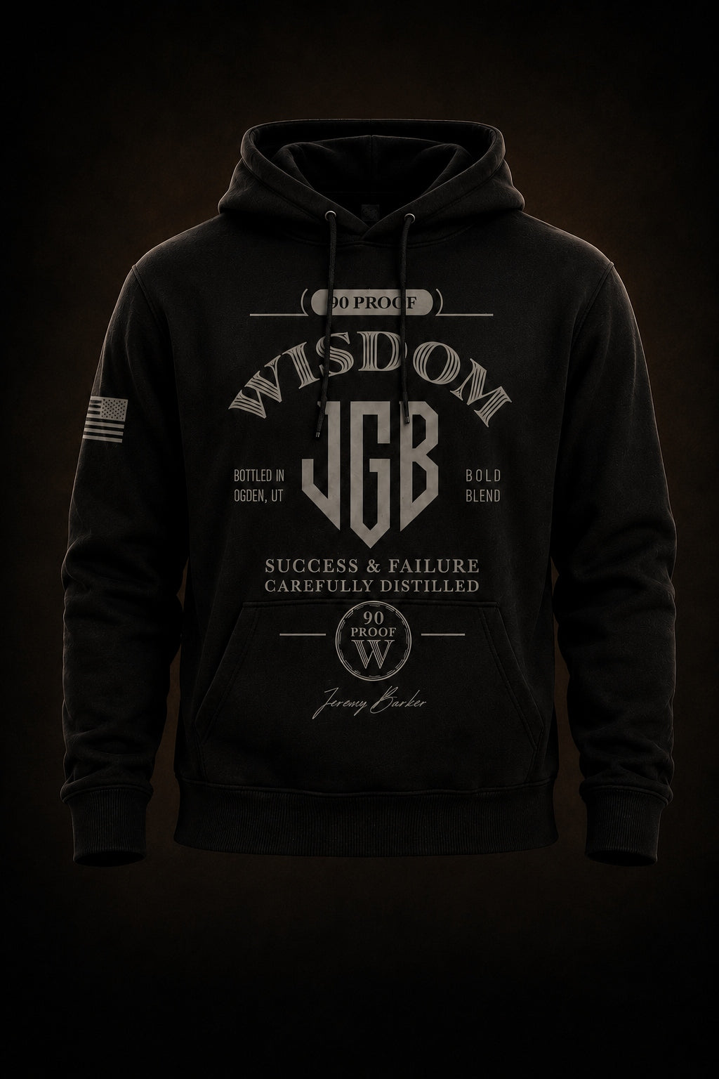 Bourbon Black Hoodie. Bourbon Room Capsule 001. $85 preorder.